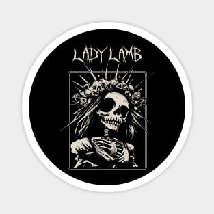 lady lamb spooky bride Magnet